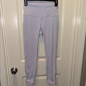 Lululemon align high rise Performance Leggings size 6 in light blue